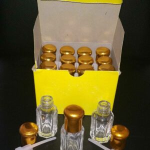 12X 6ml leere Glas Flasche Flakon für Attar Misk mit Stick & Kappe Parfumöl NEU  | eBay