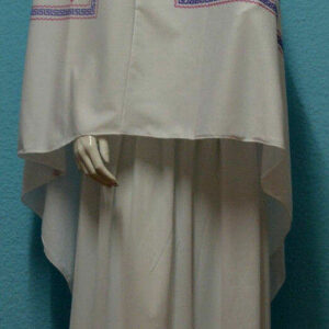 ISLAM-ABAYA-Kopftuch-Hijab : Gebetskleidung 2-tlg. Set aus Khimar & Rock Weiß