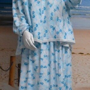 ISLAM-ABAYA-Kopftuch-Hijab : Gebetskleidung 2-tlg. Set aus Khimar & Rock