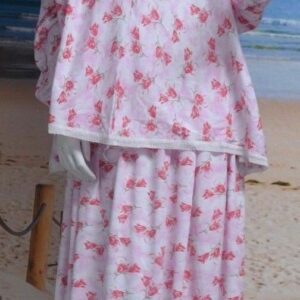 ISLAM-ABAYA-Kopftuch-Hijab : Gebetskleidung 2-tlg. Set aus Khimar & Rock