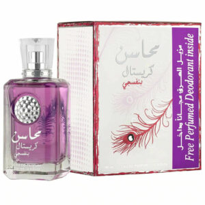 Mahasin Crystal Violet ( Duft 100 ml mit Deo 50 ml )  von Lattafa Parfüm ( 19,99 €/100 ml) 