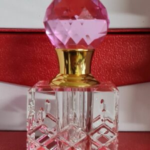 wunderbarer Deko  kristall Parfümflakon gefüllt zu Musk Al Tahara 3ml in Geschenbox
